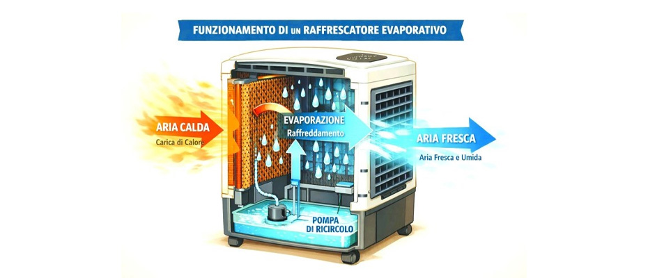 Come funziona l’abbattimento di temperatura adiabatico e perché è così efficiente